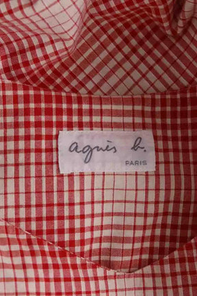 Robe Agnès B. Rouge en Coton