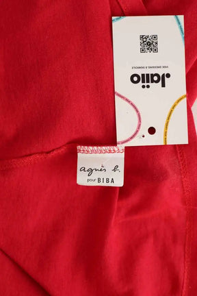 Robe Agnès B. Rouge en Coton