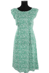 Robe Agnès B. Vert en Viscose, taille S - Seconde Main