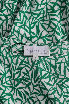 Robe Agnès B. Vert en Viscose