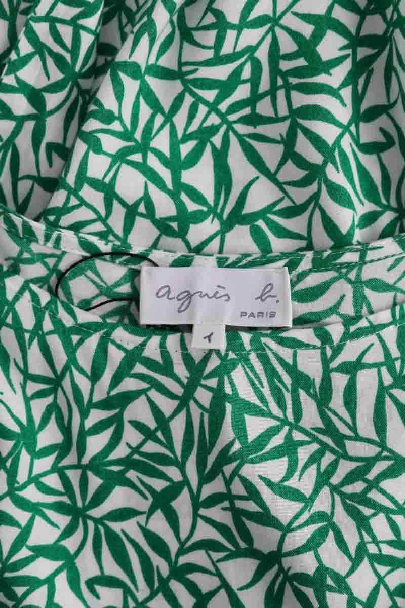 Robe Agnès B. Vert en Viscose