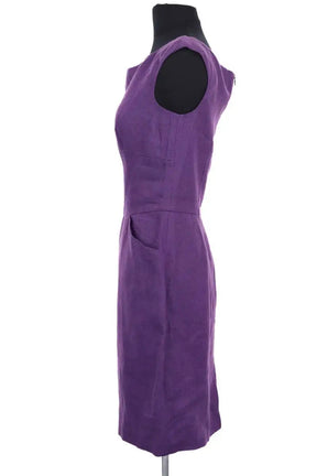 Robe Agnès B. Violet en Lin