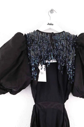 Robe Aje Relic beaded midi dress Noir en Viscose