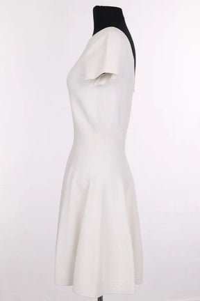 Robe Alaïa Blanc en Viscose