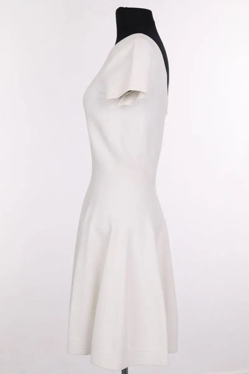 Robe Alaïa Blanc en Viscose