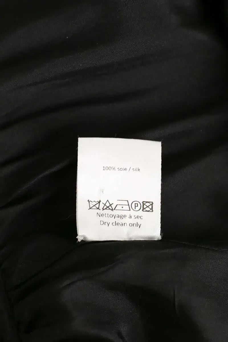 Robe Alaïa Noir en Soie