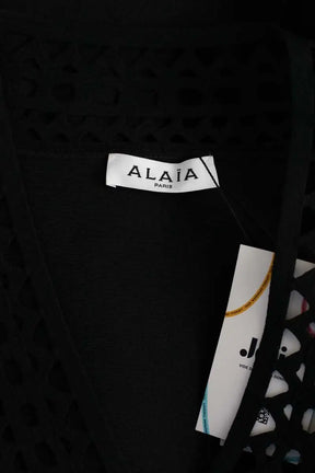 Robe Alaïa Noir en Viscose