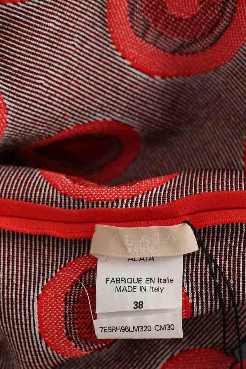 Robe Alaïa Rouge en Viscose