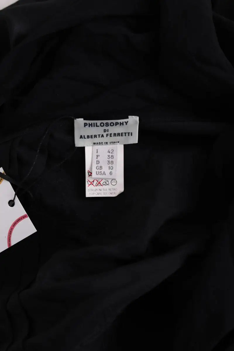 Robe Alberta Ferretti Noir en Soie