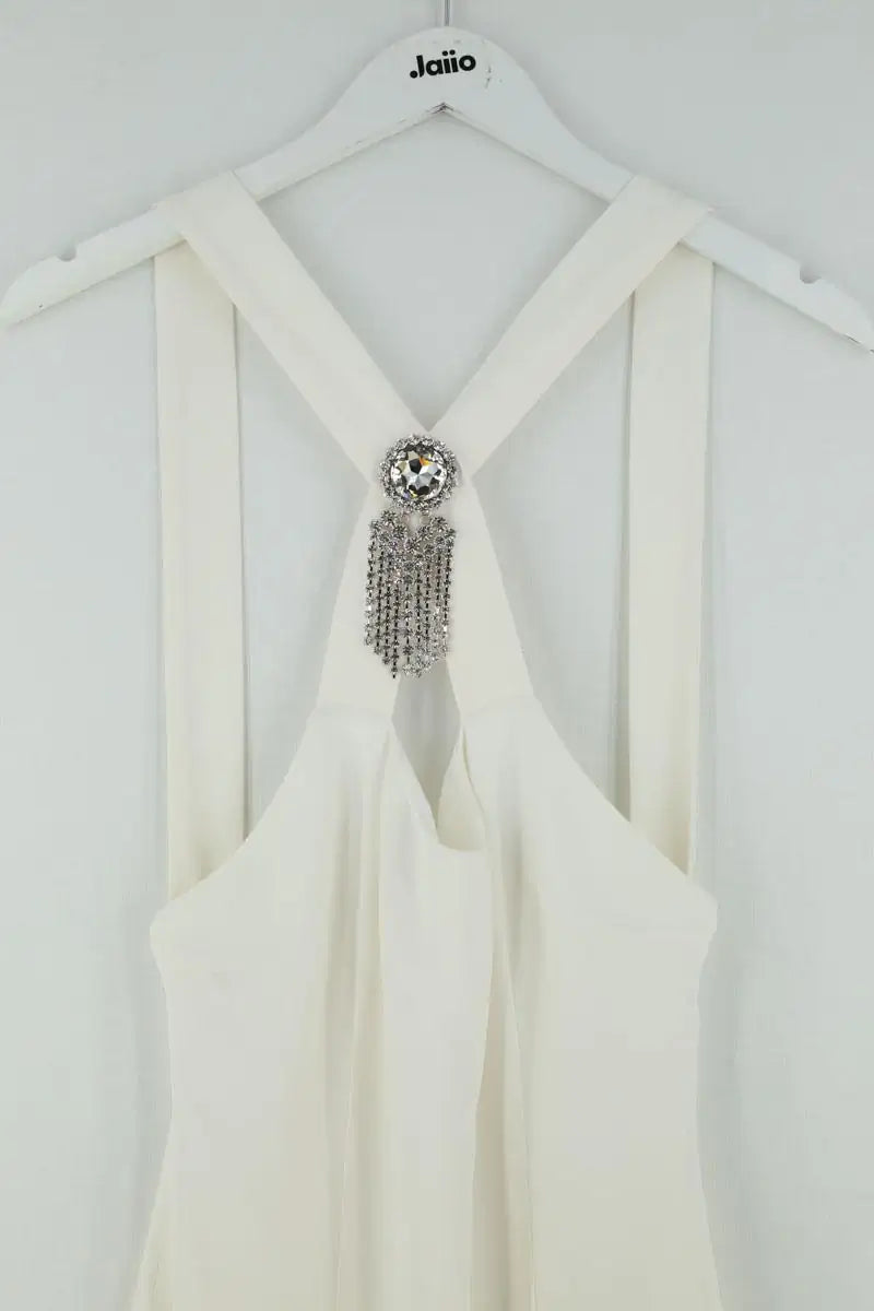 Robe Alessandra Rich Ecru en Viscose