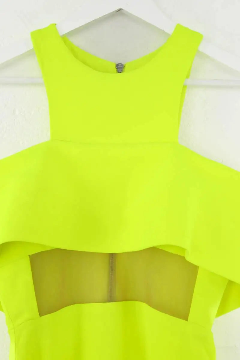 Robe Alex Perry Jaune en Polyester