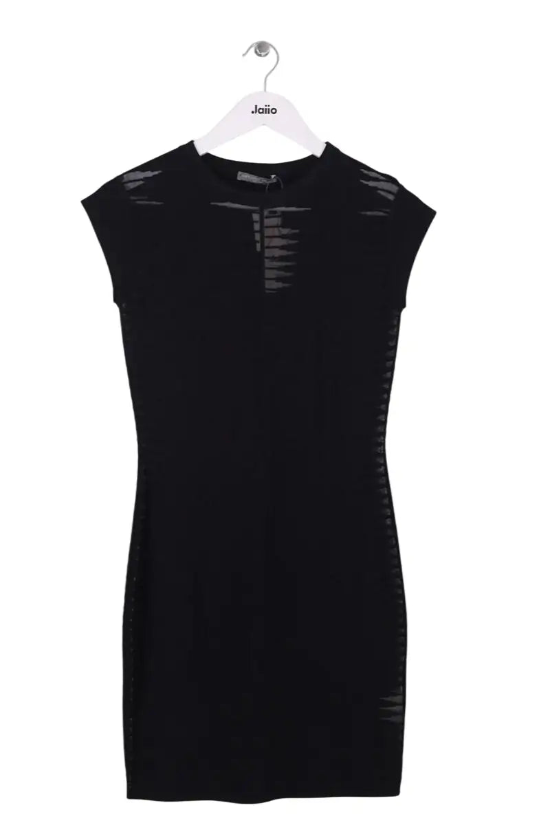 Robe Alexander McQueen Noir en Viscose, taille M - Seconde Main