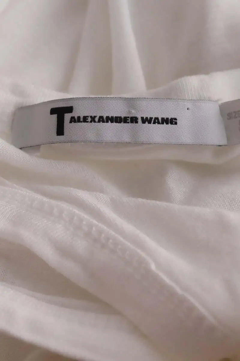 Robe Alexander Wang Blanc en Synthétique