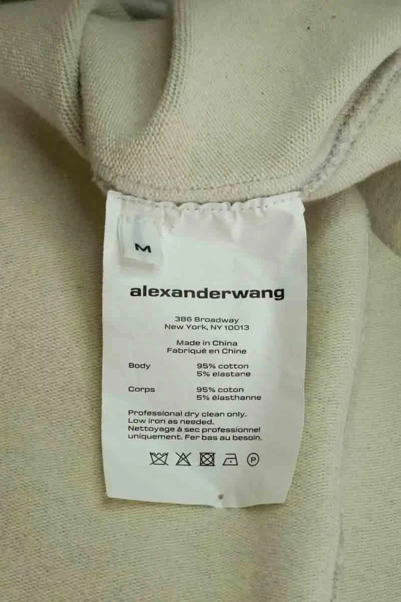 Robe Alexander Wang Gris en Coton