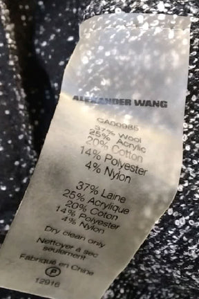 Robe Alexander Wang Noir en Laine