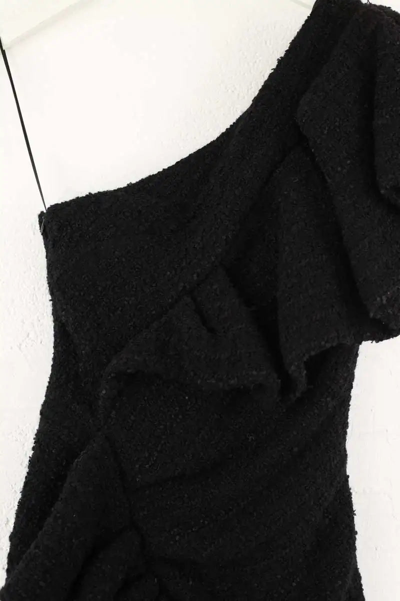 Robe Alexandre Vauthier Noir en Laine