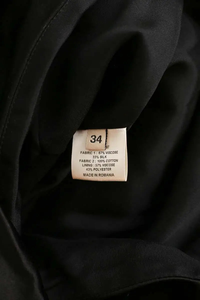 Robe Alexandre Vauthier Noir en Viscose