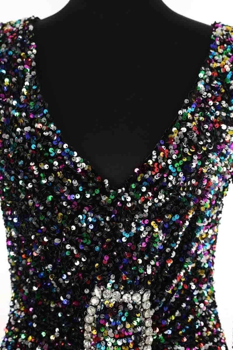 Robe Amen Velvet sequin dress Multicolore en Synthétique
