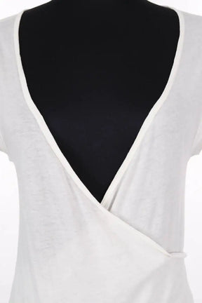 Robe American Vintage Blanc en Coton