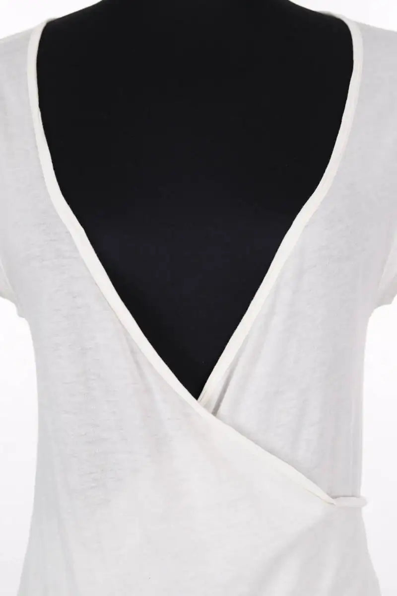 Robe American Vintage Blanc en Coton
