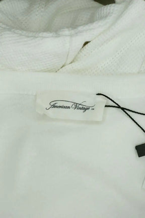 Robe American Vintage Blanc en Coton