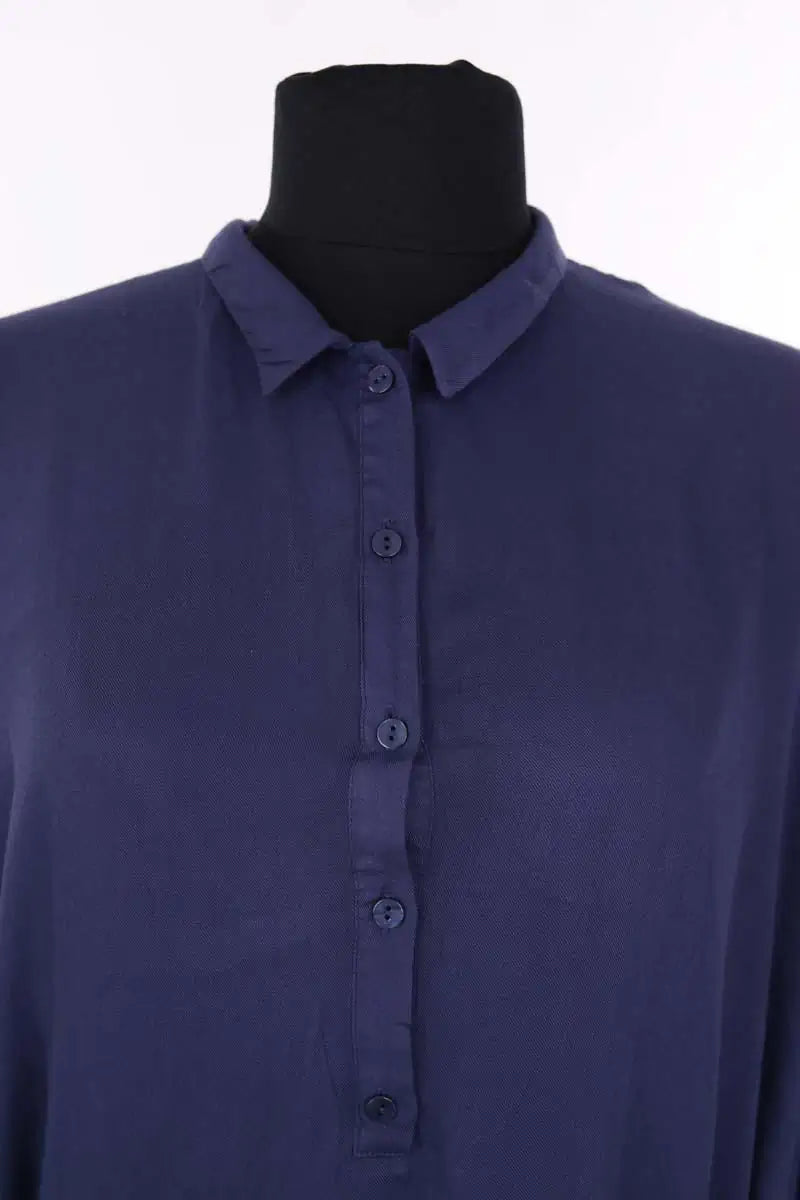 Robe American Vintage Bleu en Viscose