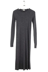Robe American Vintage Gris en Laine, taille S - Seconde Main