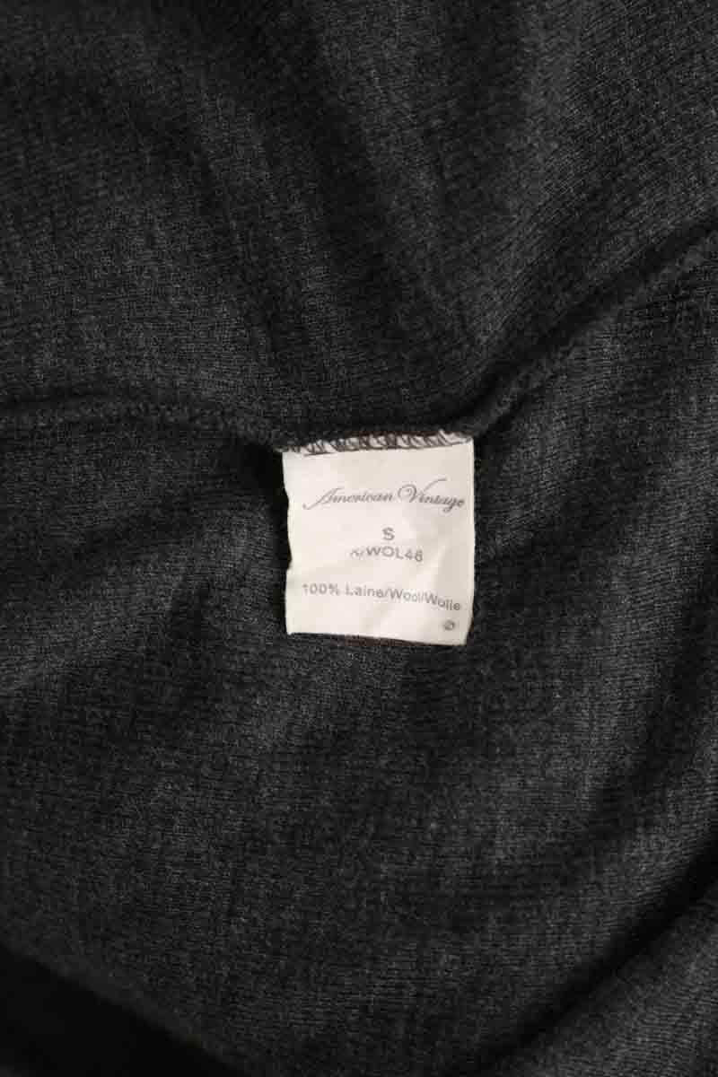 Robe American Vintage Gris en Laine