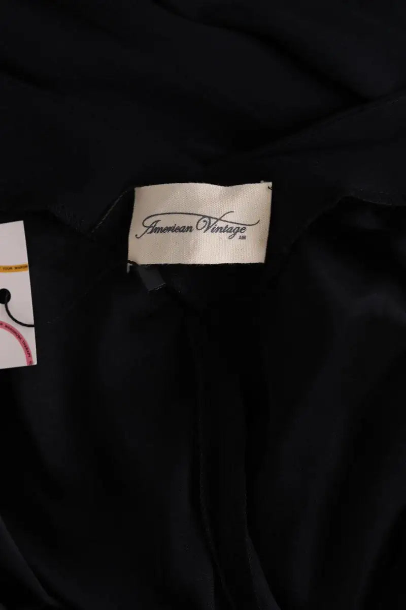 Robe American Vintage Noir en Viscose