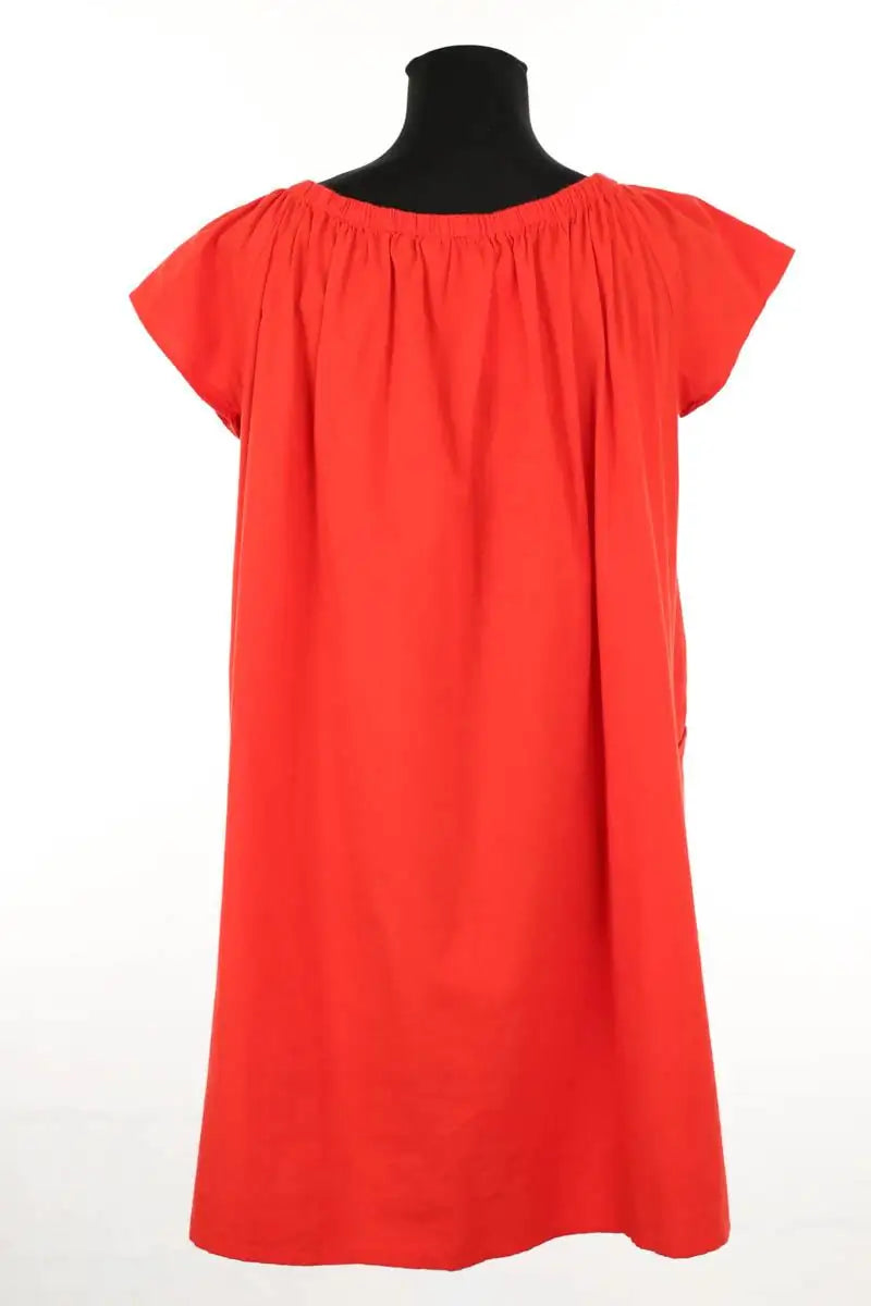 Robe American Vintage Rouge en Coton