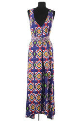 Robe AML Paris Bleu en Coton, taille M - Seconde Main