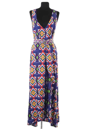Robe AML Paris Bleu en Coton, taille M - Seconde Main