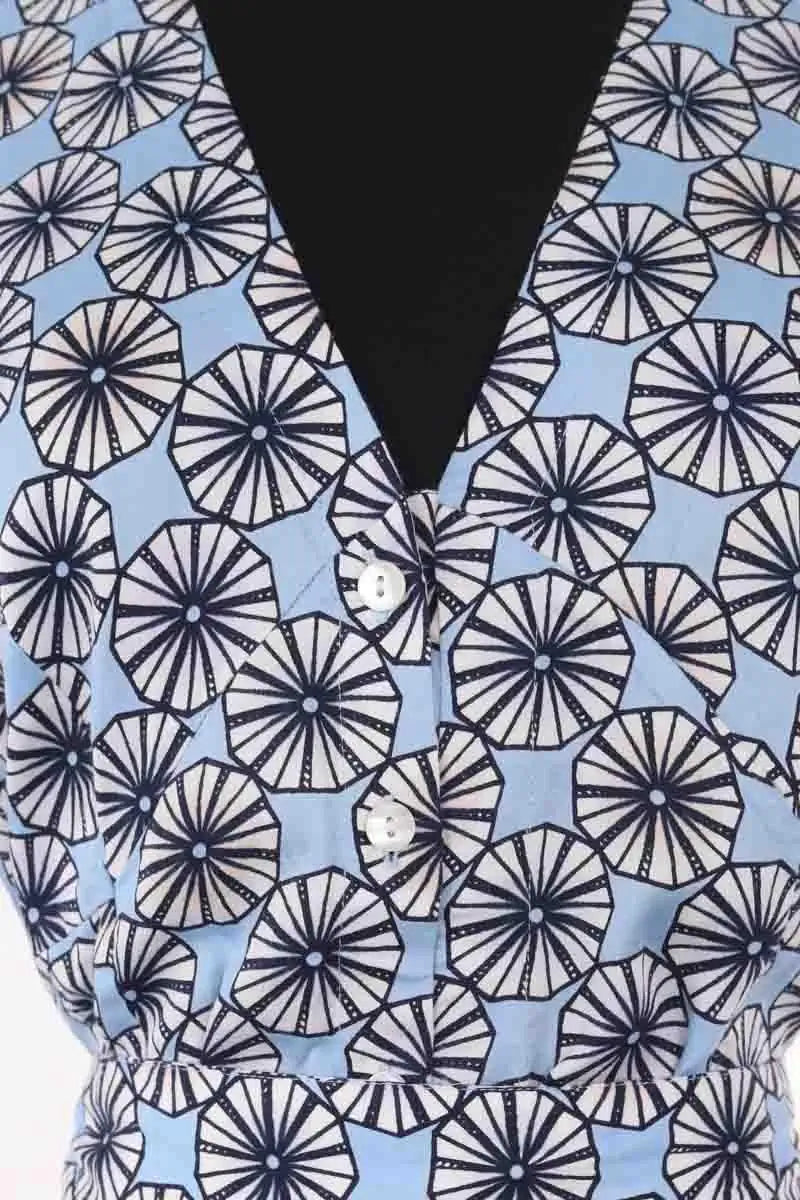 Robe AML Paris Bleu en Coton