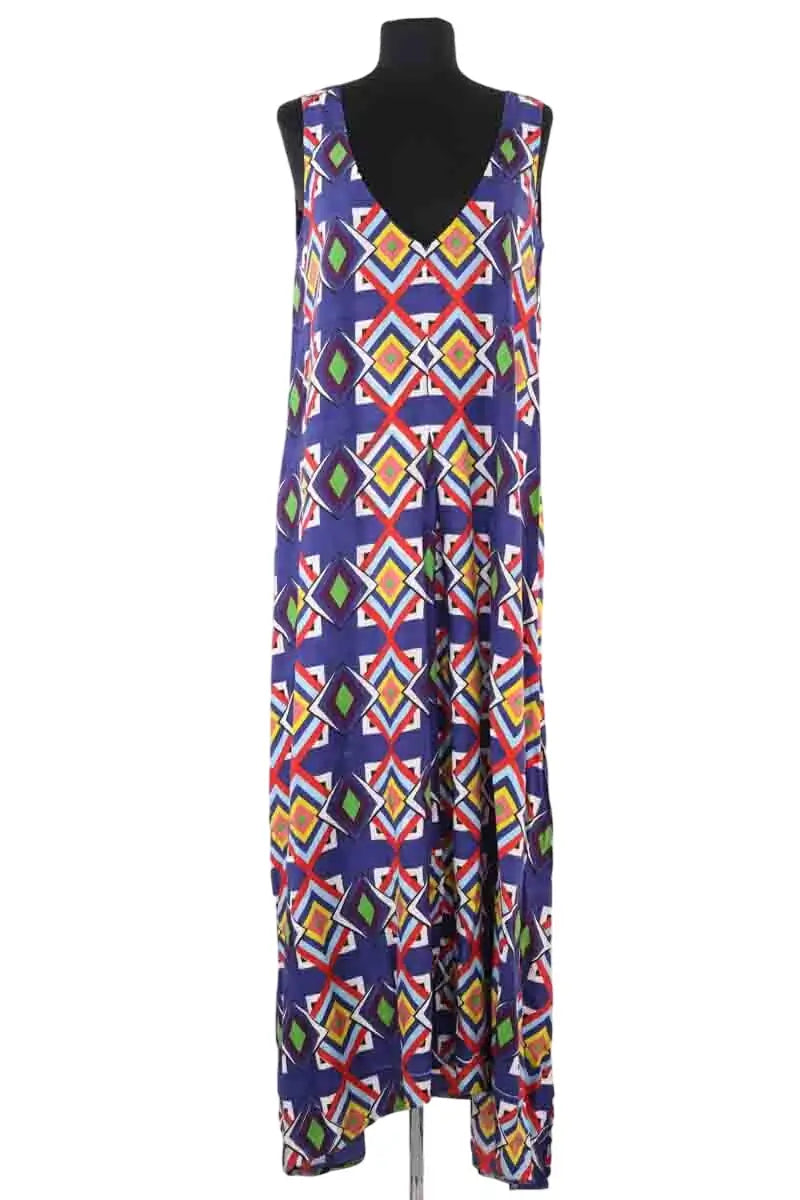 Robe AML Paris Bleu en Soie, taille M - Seconde Main