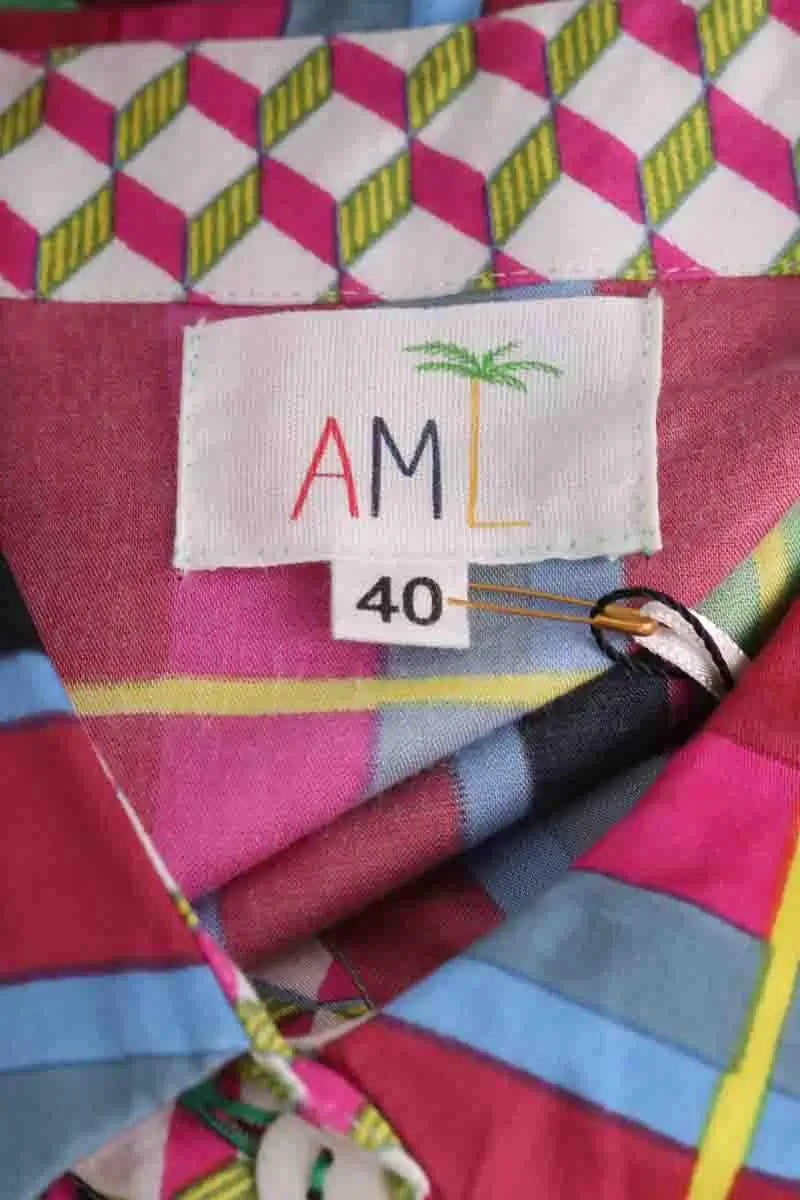 Robe AML Paris Multicolore en Soie