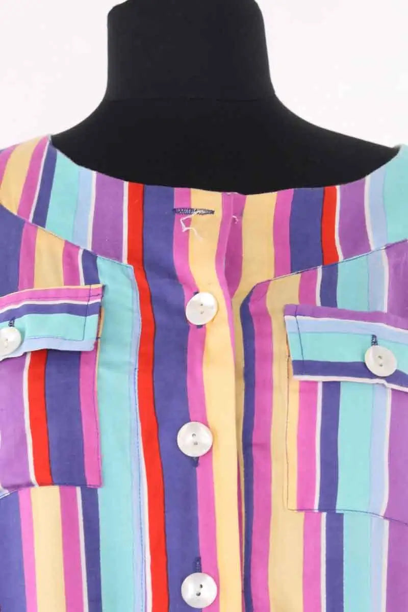 Robe AML Paris Multicolore en Soie