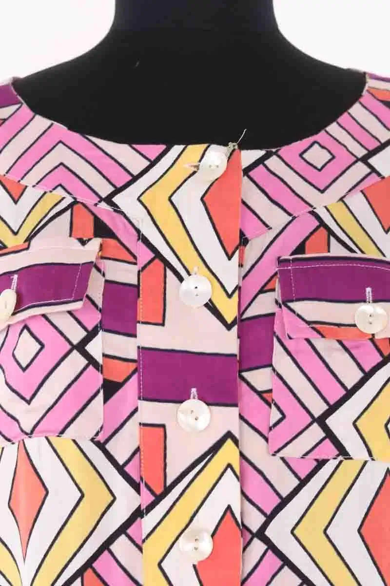 Robe AML Paris Multicolore en Soie