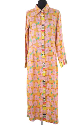 Robe AML Paris Multicolore en Synthétique, taille L - Seconde Main