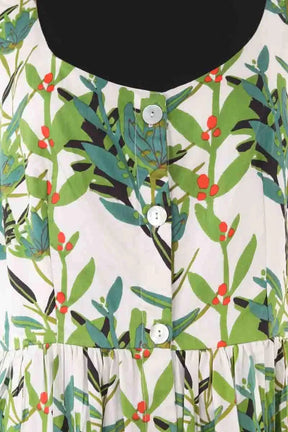Robe AML Paris Vert en Coton