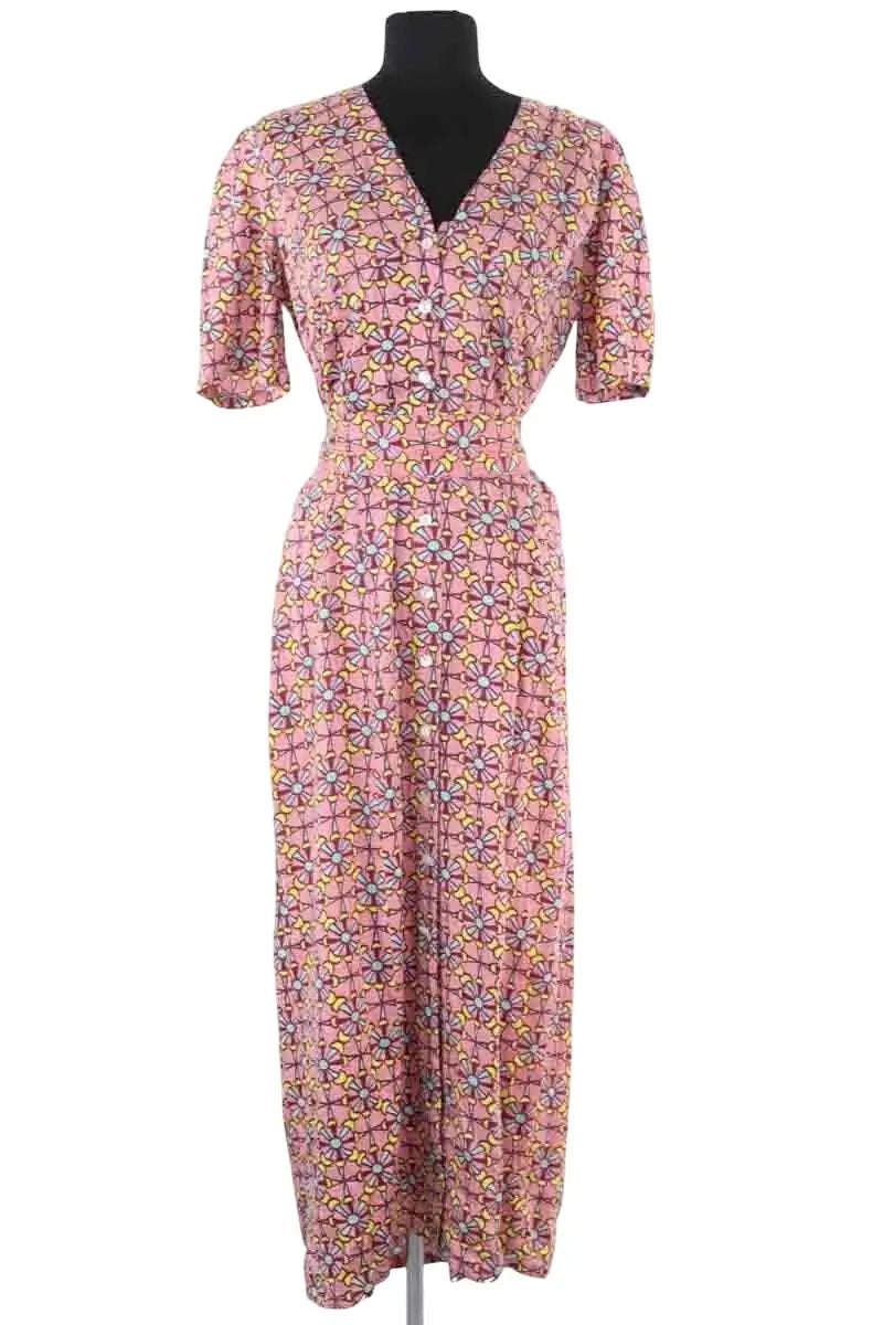 Robe AML Paris Violet en Soie, taille M - Seconde Main