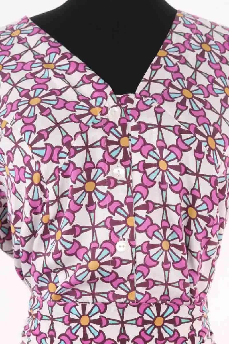 Robe AML Paris Violet en Soie