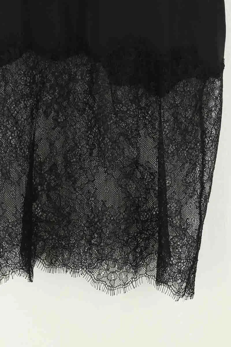 Robe Anine Bing Noir en Soie
