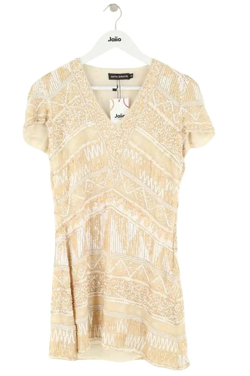 Robe Antik Batik Beige en Viscose, taille M - Seconde Main