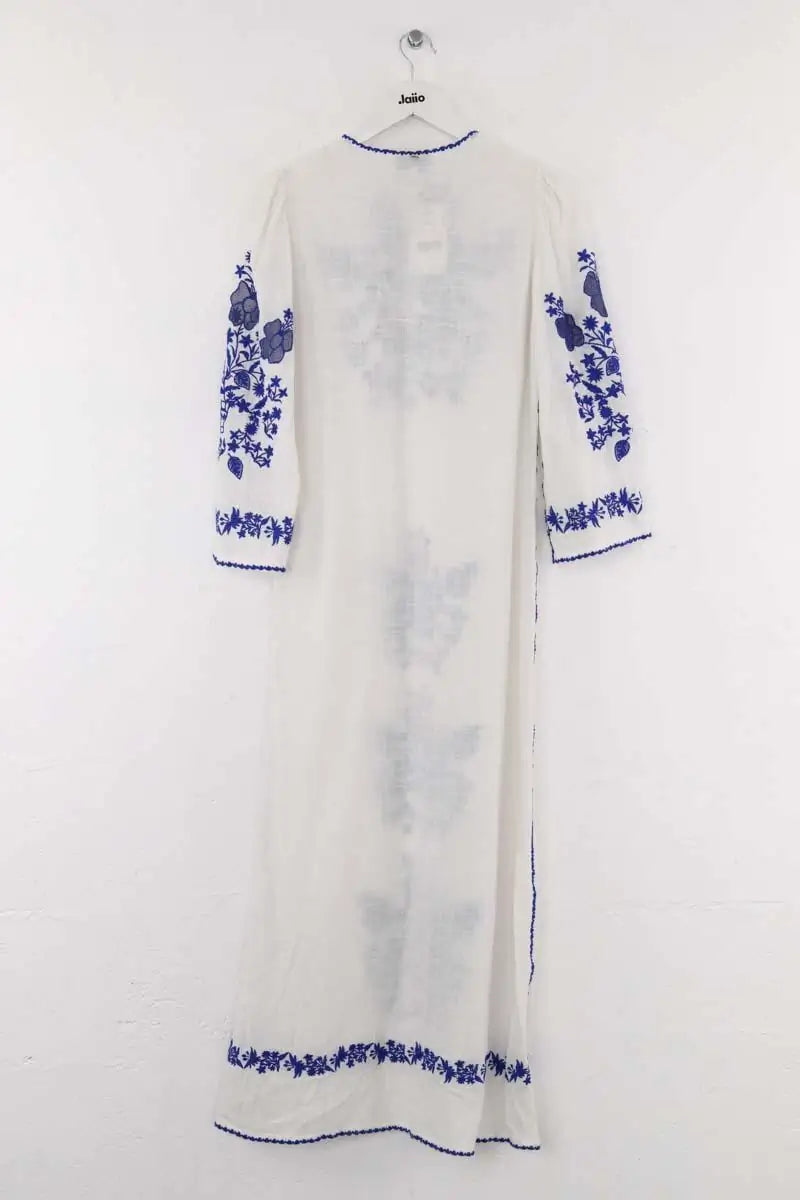 Robe Antik Batik Blanc en Coton