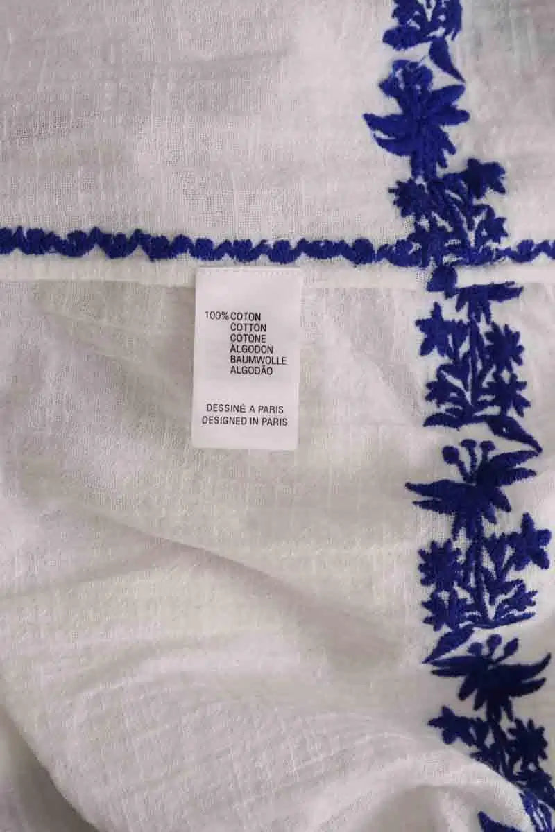 Robe Antik Batik Blanc en Coton