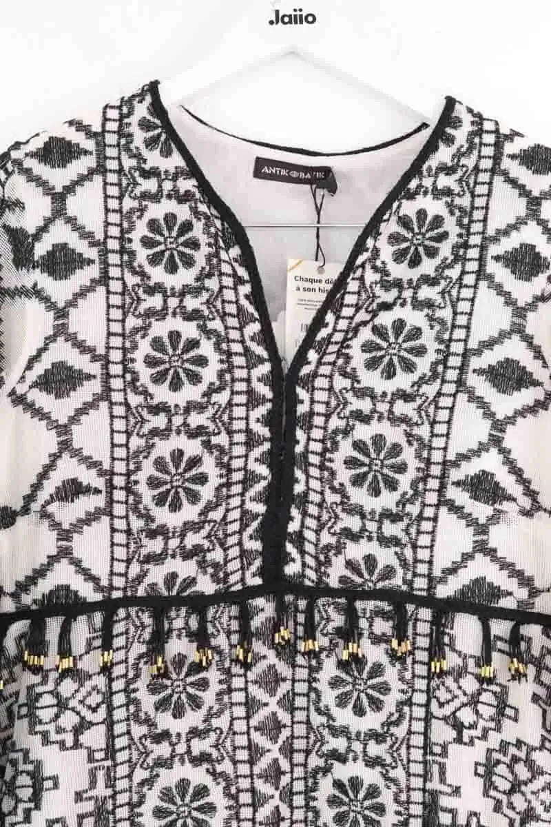 Robe Antik Batik Blanc en Coton
