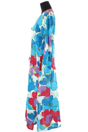 Robe Antik Batik Bleu en Coton