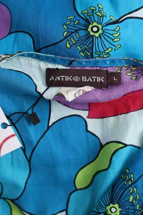 Robe Antik Batik Bleu en Coton