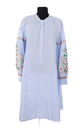 Robe Antik Batik Bleu en Coton, taille S - Seconde Main