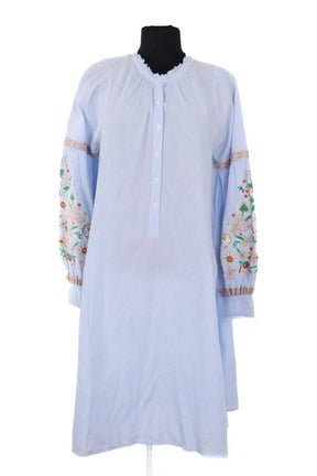 Robe Antik Batik Bleu en Coton, taille S - Seconde Main